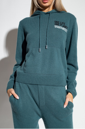Dsquared2 Hooded cashmere sweater