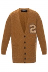 Dsquared2 BROWN Logo cardigan