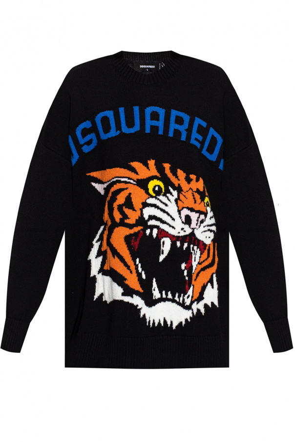 Dsquared2 Wool sweater with logo