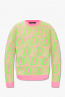 Dsquared2 GREEN Sweater with logo