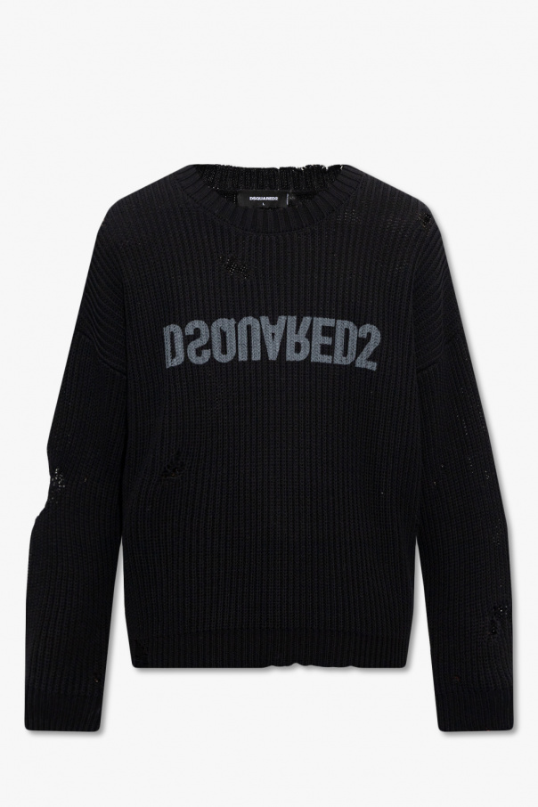 Dsquared2 sweater V-3b with logo