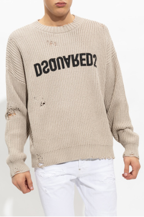 Dsquared2 Calvin Klein Jeans Sweatshirt met iconisch monogram in grijs