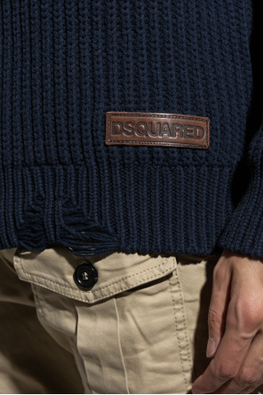 Dsquared2 Sweater with double collar