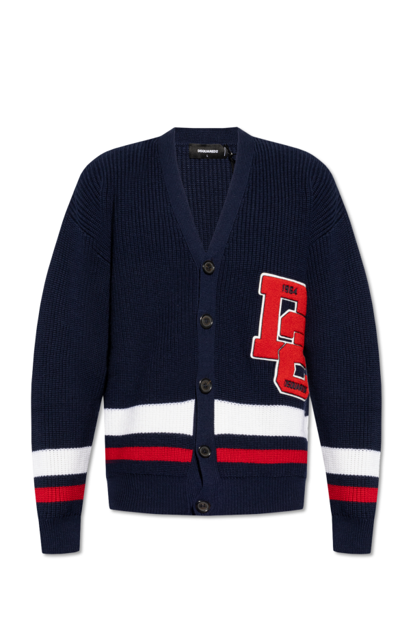 Cardigan with logo od Dsquared2