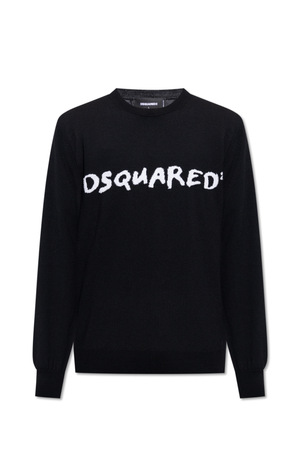 Wool sweater with logo od Dsquared2