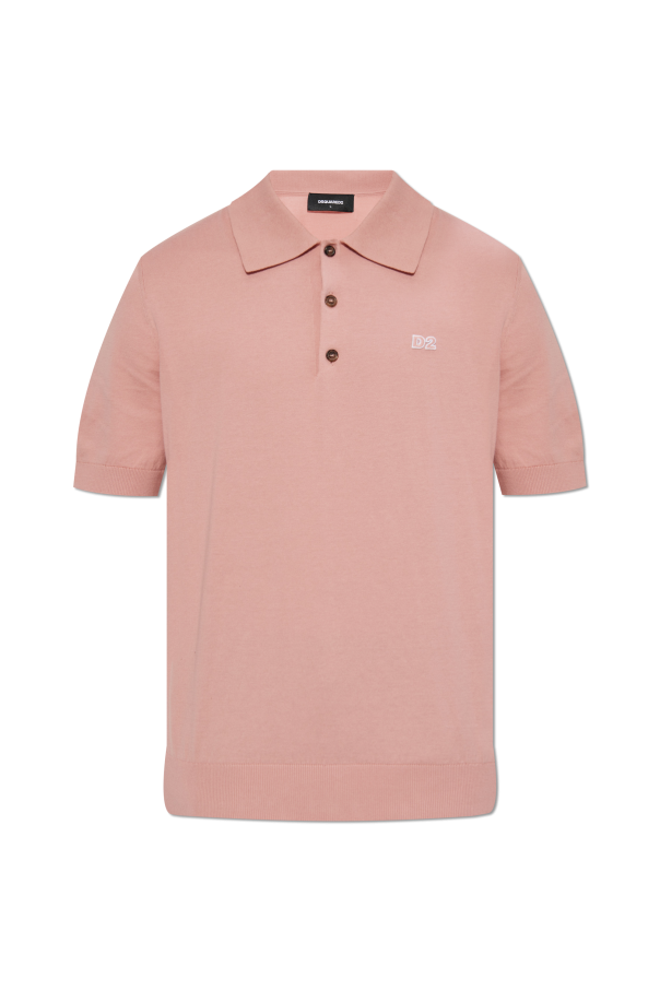 Dsquared2 Bawełniane polo z logo