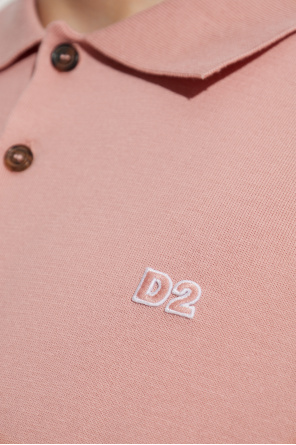 Dsquared2 Bawełniane polo z logo