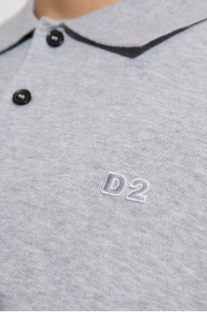 Dsquared2 Bawełniane polo z logo