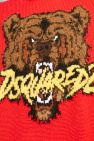 Dsquared2 RED Wool Sweater by Dsquared2