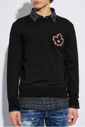 Dsquared2 Wool sweater with logo