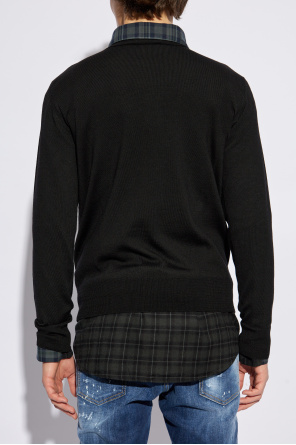 Dsquared2 Wool sweater with logo