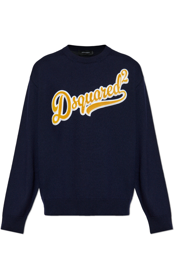 Wool sweater with logo od Dsquared2