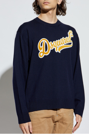 Dsquared2 Jersey de lana con logo