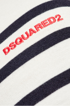 Dsquared2 Wool polo shirt with logo