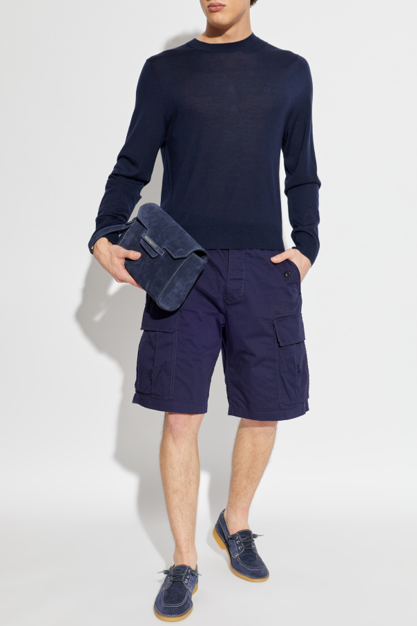 Dsquared2 Wool sweater with embroidered logo