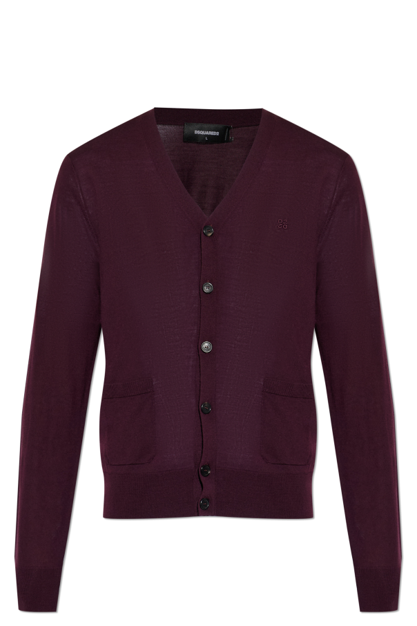 Wool cardigan with pockets od Dsquared2