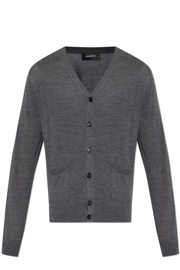 Wool cardigan with pockets od Dsquared2