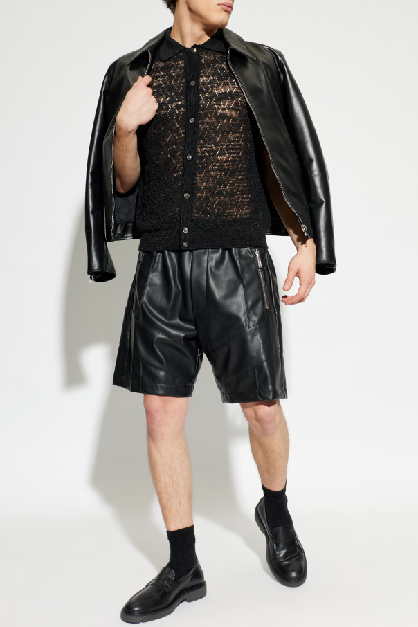 Dsquared2 Cardigã de mangas curtas