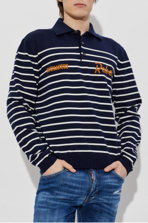 Dsquared2 Polo mit Streifenmuster