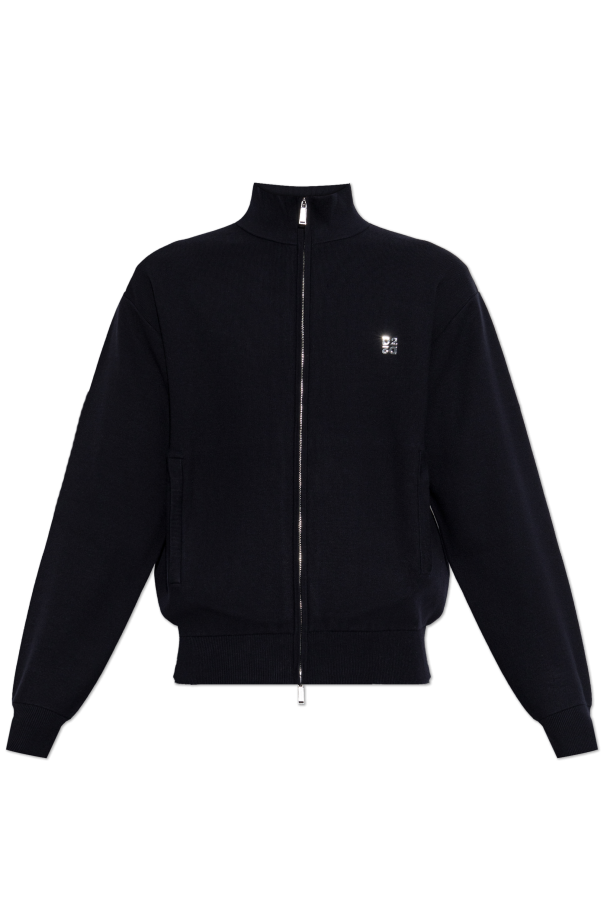Sweatshirt with a stand-up collar od Dsquared2
