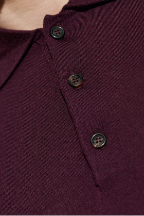 Dsquared2 Polohemd aus Wolle mit gesticktem Logo