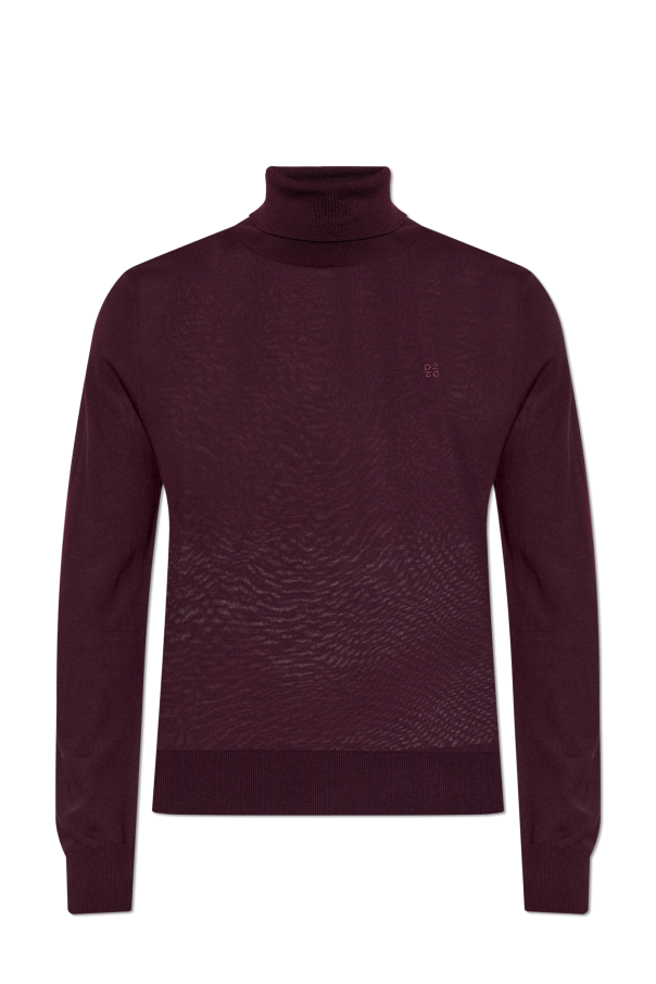 Dsquared2 Wollener Turtleneck mit aufgesticktem Logo