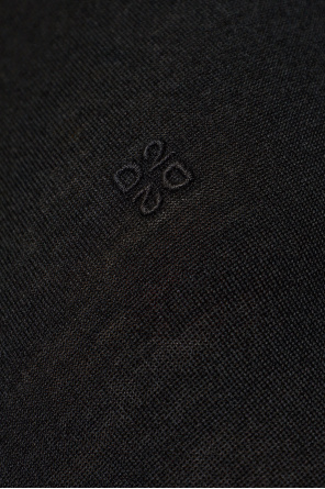Dsquared2 Woll-Turtleneck mit aufgesticktem Logo