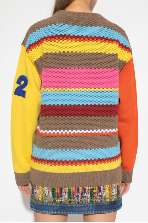 Dsquared2 missoni sweater with logo