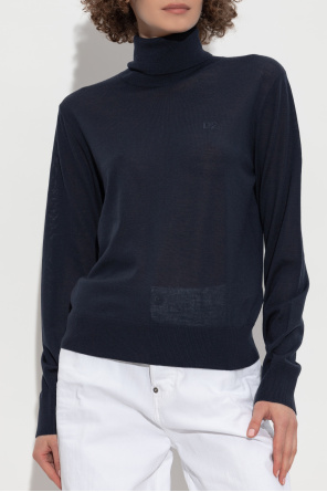 Dsquared2 Wool turtleneck with logo