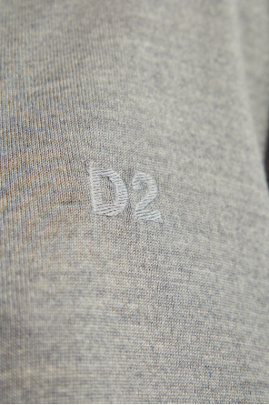 Dsquared2 Wełniany kardigan z kieszeniami
