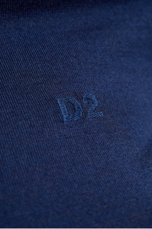 Dsquared2 Wolltop mit gesticktem Logo