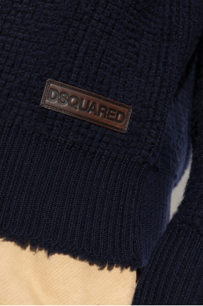 Dsquared2 Prążkowany sweter