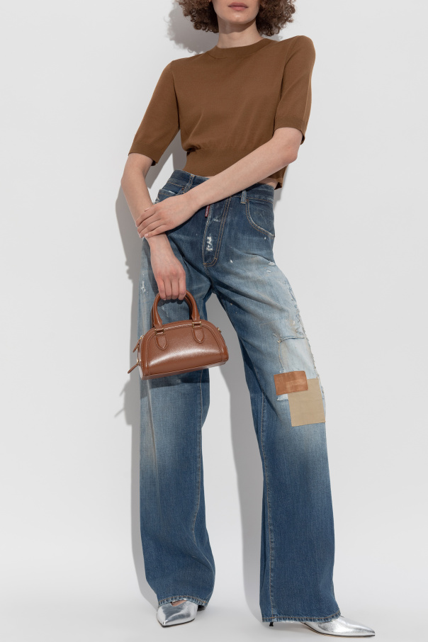 Dsquared2 Wool top with logo