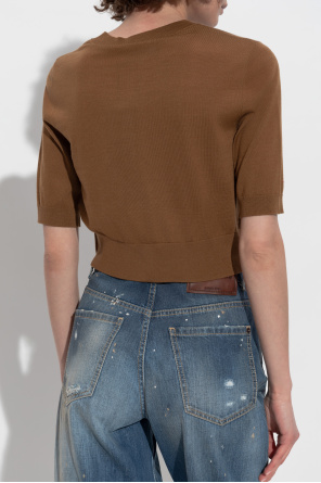 Dsquared2 Wool top with logo