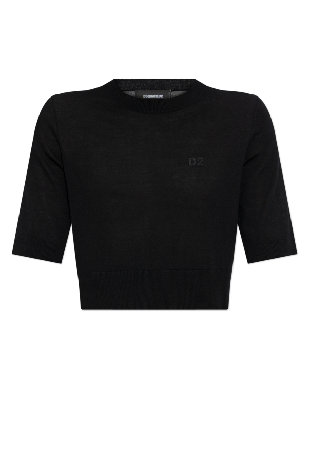 Wool top with logo od Dsquared2