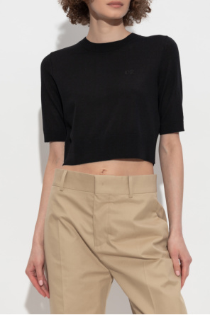 Dsquared2 Top de lana con logo