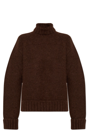 Wool turtleneck sweater