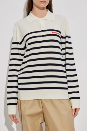 Dsquared2 Polo de lana con logo