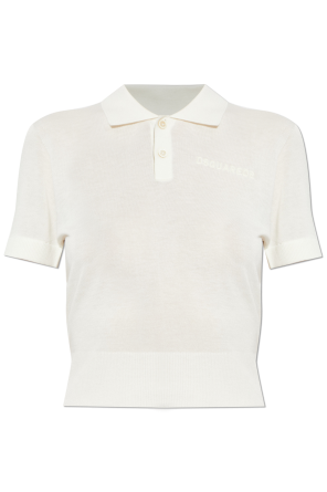 Polo with embroidered logo
