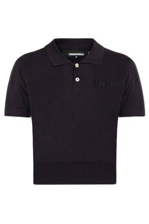 Polo with embroidered logo