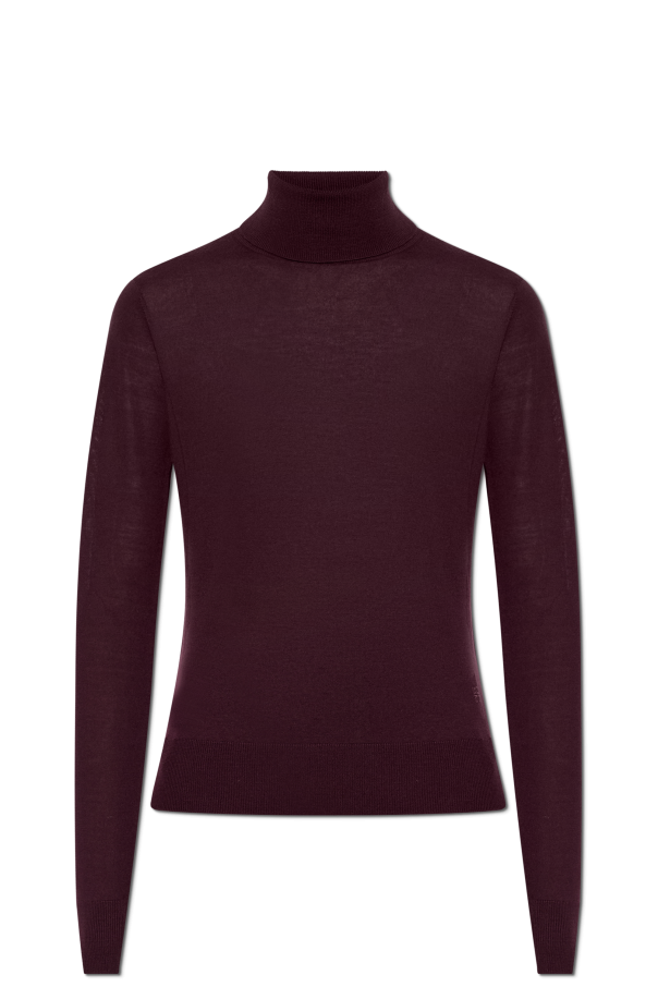 Wool turtleneck with embroidered logo od Dsquared2