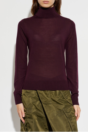 Dsquared2 Wełniany golf z wyszytym logo
