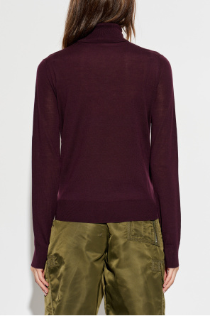 Dsquared2 Wełniany golf z wyszytym logo