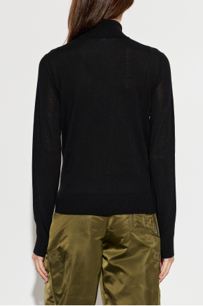 Dsquared2 Wełniany golf z wyszytym logo