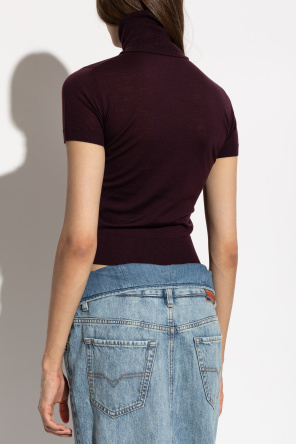 Dsquared2 Wool turtleneck with short sleeves