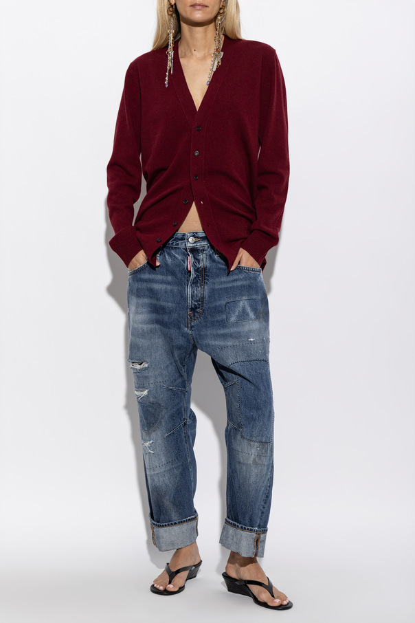 Dsquared2 Cardigã com logótipo