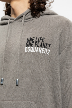 Dsquared2 Familiar Sweatshirt mit Stickerei Grau