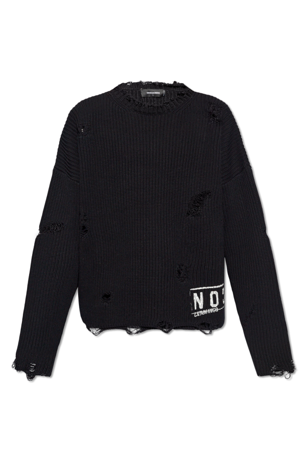 Sweater with double collar od Dsquared2