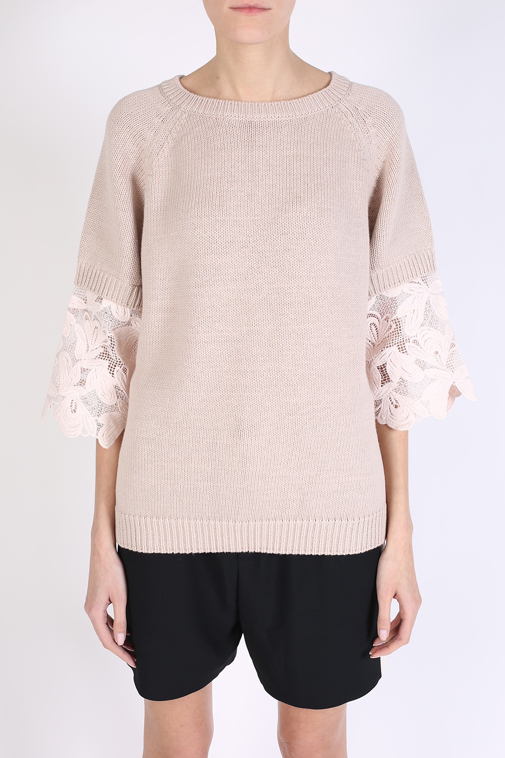 See By Chloé Lace-trimmed sweater 