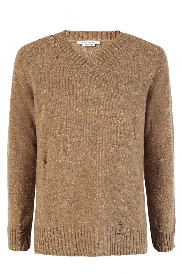 Brown Sweater with holes Marc Jacobs - Vitkac GB